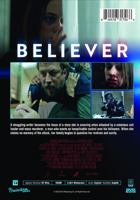 Believer (MOD) (DVD Movie) - back cover art
