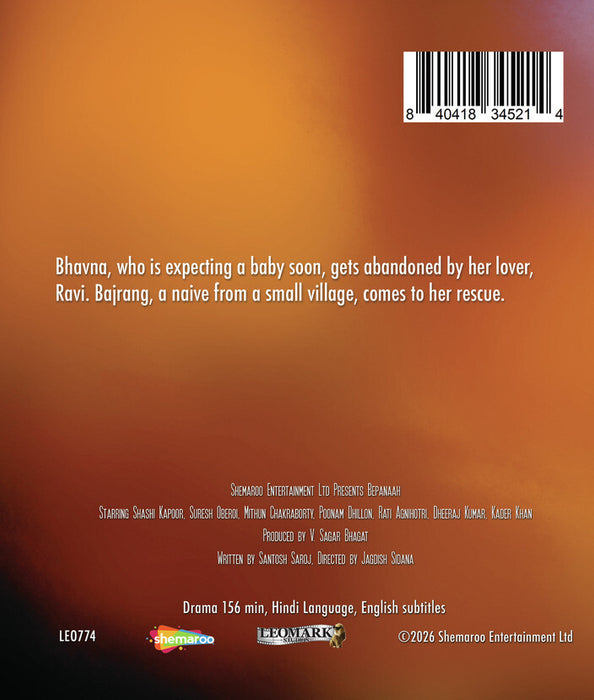 Bepanaah (MOD) (BluRay Movie) - back cover art