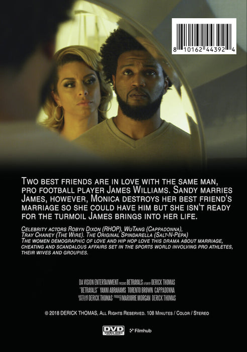 Betrayals (MOD) (DVD Movie) - back cover art