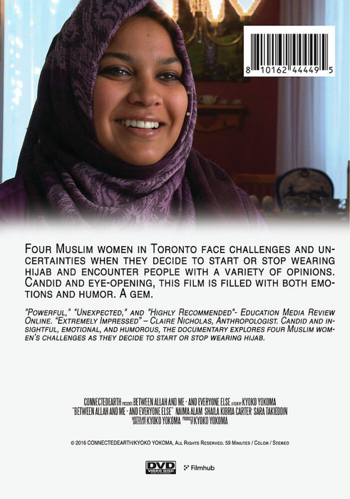 Between Allah & Me: And Everyone Else (MOD) (DVD Movie) - back cover art
