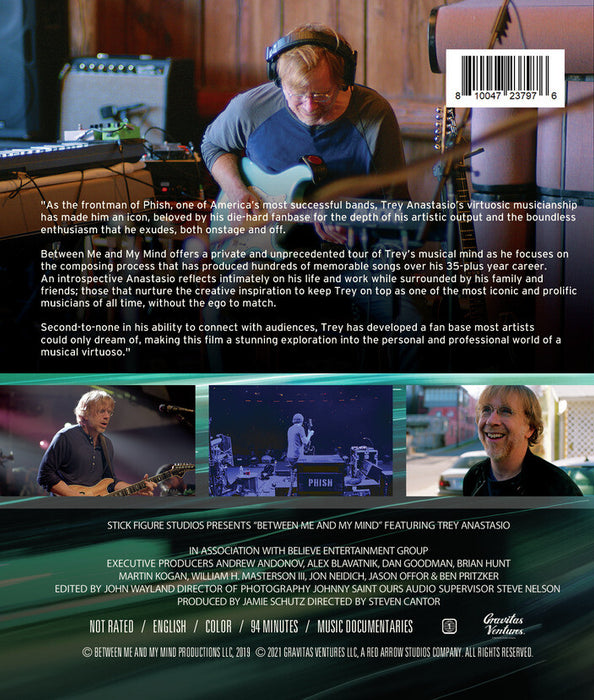 Between Me and My Mind (MOD) (BluRay Movie) - back cover art