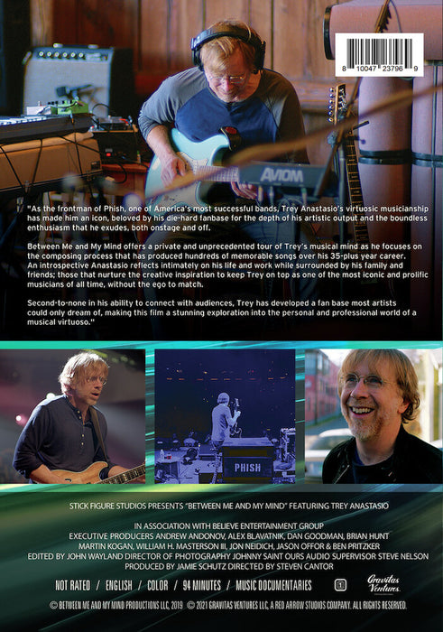 Between Me and My Mind (MOD) (DVD Movie) - back cover art