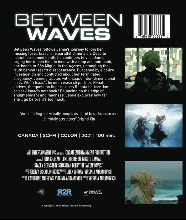 Between Waves (MOD) (BluRay Movie) - back cover art
