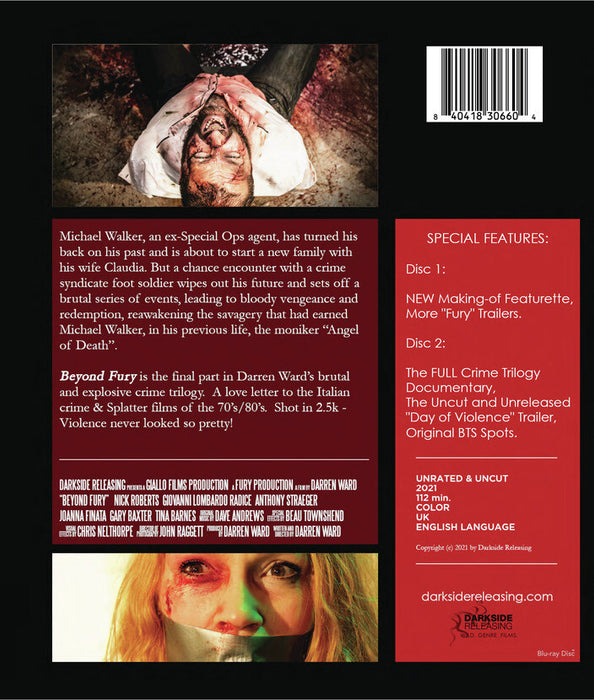 Beyond Fury (Special Edition) (MOD) (BluRay Movie) - back cover art