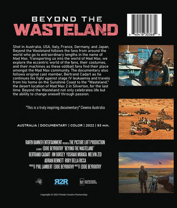 Beyond The Wasteland (MOD) (BluRay Movie) - back cover art