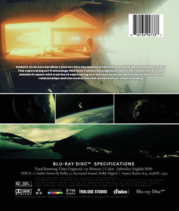 Beyond the Unknown (MOD) (BluRay Movie) - back cover art