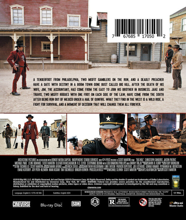 Big Kill (MOD) (BluRay Movie) - back cover art