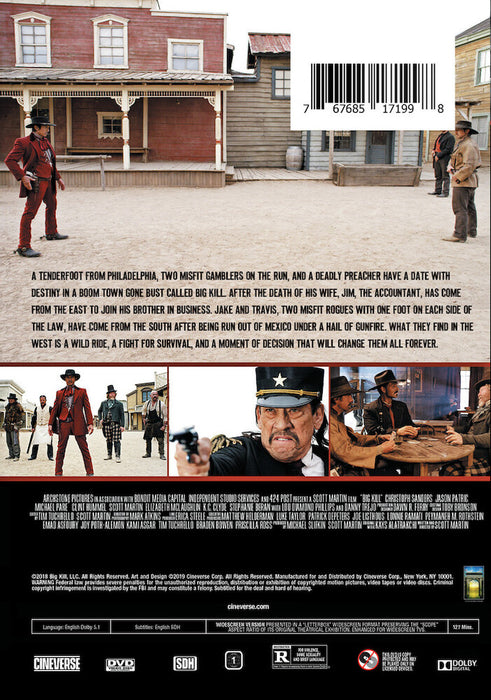 Big Kill (MOD) (DVD Movie) - back cover art
