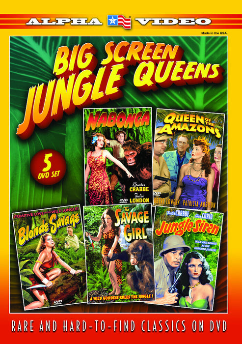 Big Screen Jungle Queens: (Nabonga (1944) / Queen of The Amazons (1946 (MOD) (DVD MOVIE)