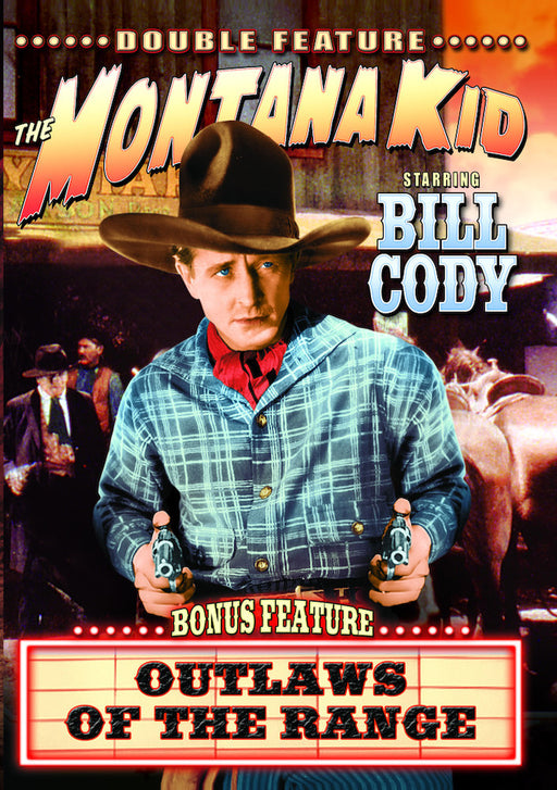 Bill Cody Double Feature: The Montana Kid (1931) / Outlaws of The Rang (MOD) (DVD MOVIE)