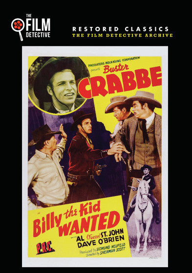 Billy the Kid Wanted (The Film Detective Restored Version) (MOD) (DVD Movie) - movie cover art