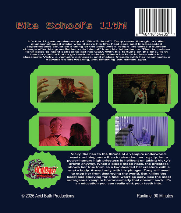 Bite School 11 Year Anniversary (MOD) (BluRay Movie) - back cover art