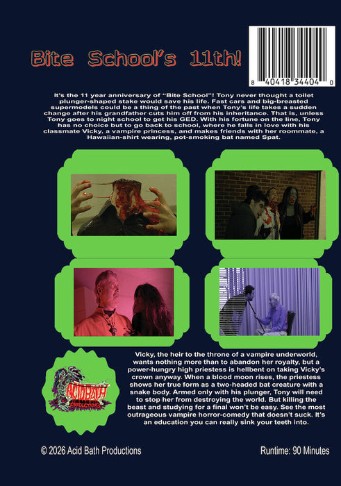 Bite School 11 Year Anniversary (MOD) (DVD Movie) - back cover art