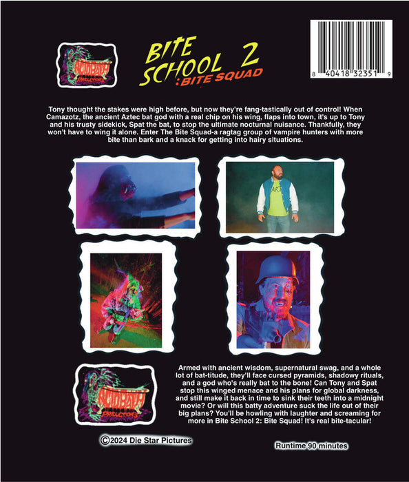 Bite School 2: Bite Squad (MOD) (BluRay Movie) - back cover art