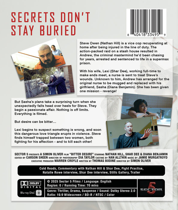 Bitter Desire (MOD) (BluRay Movie) - back cover art