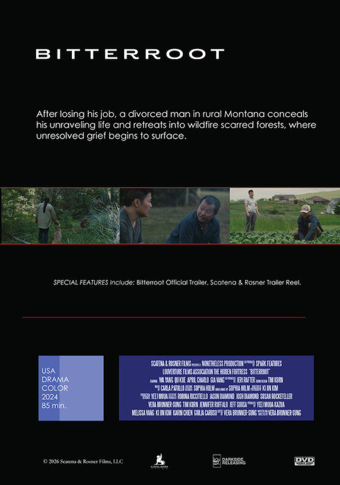 Bitterroot (MOD) (DVD Movie) - back cover art