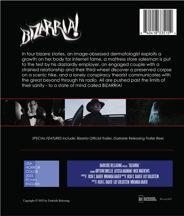 Bizarria! (MOD) (BluRay Movie) - back cover art