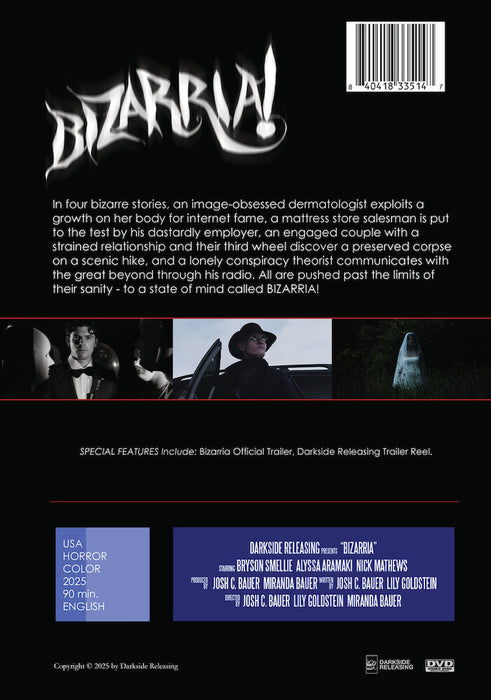 Bizarria! (MOD) (DVD Movie) - back cover art