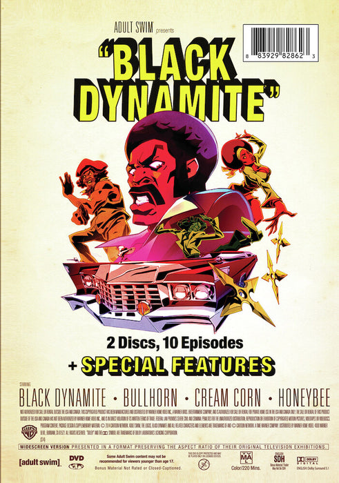 Black Dynamite: Season One (MOD) (DVD Movie) - back cover art