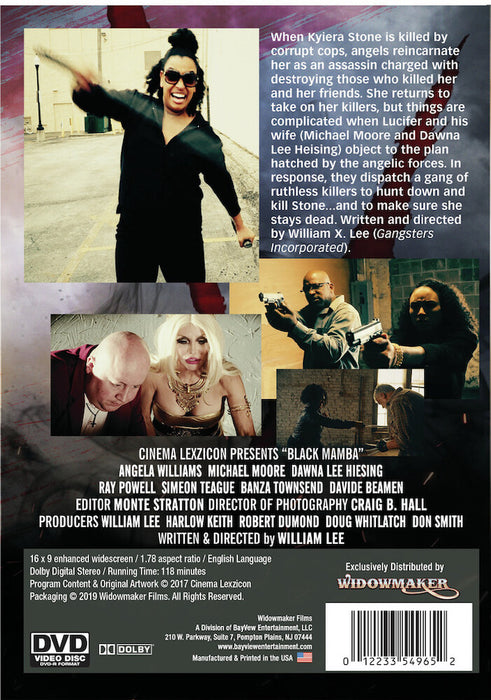 Black Mamba (MOD) (DVD Movie) - back cover art