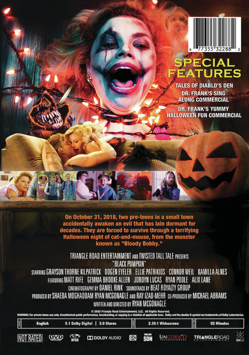 Black Pumpkin (MOD) (DVD Movie) - back cover art