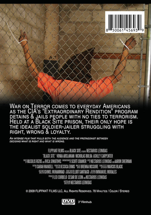 Black Site (MOD) (DVD Movie) - back cover art