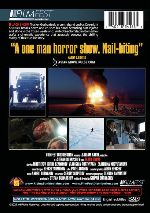 Black Snow (MOD) (DVD Movie) - back cover art