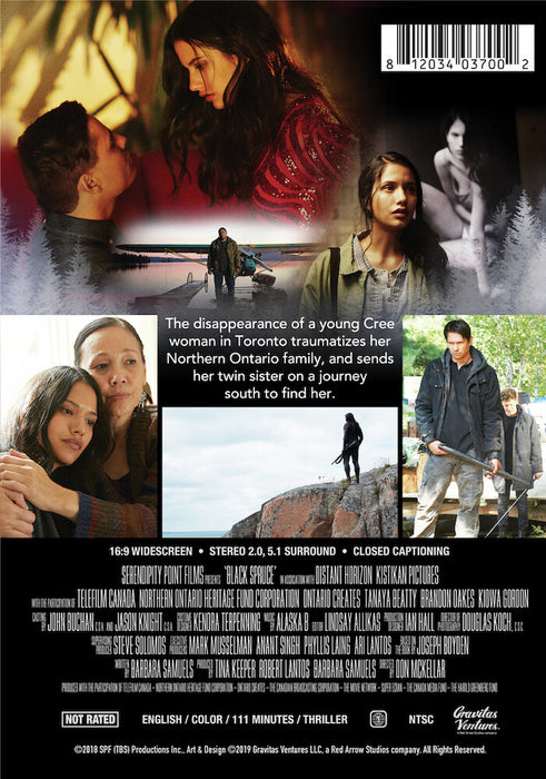 Black Spruce (MOD) (DVD Movie) - back cover art