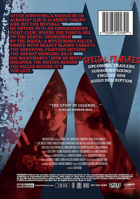 Blades in the Darkness 2 (MOD) (DVD Movie) - back cover art