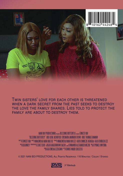 Bleeding Butterfly (MOD) (DVD Movie) - back cover art