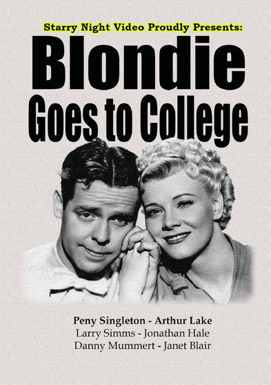 Blondie Goes to Gollege (MOD) (DVD Movie) - movie cover art