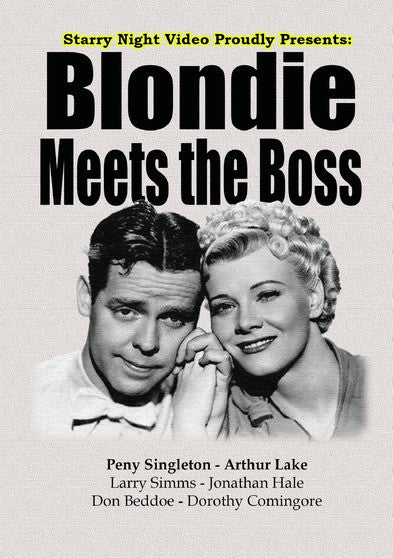 Blondie Meets the Boss (MOD) (DVD Movie) - movie cover art