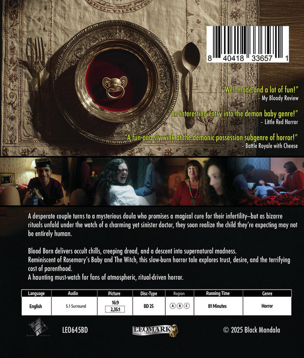 Blood Born (MOD) (BluRay Movie) - back cover art