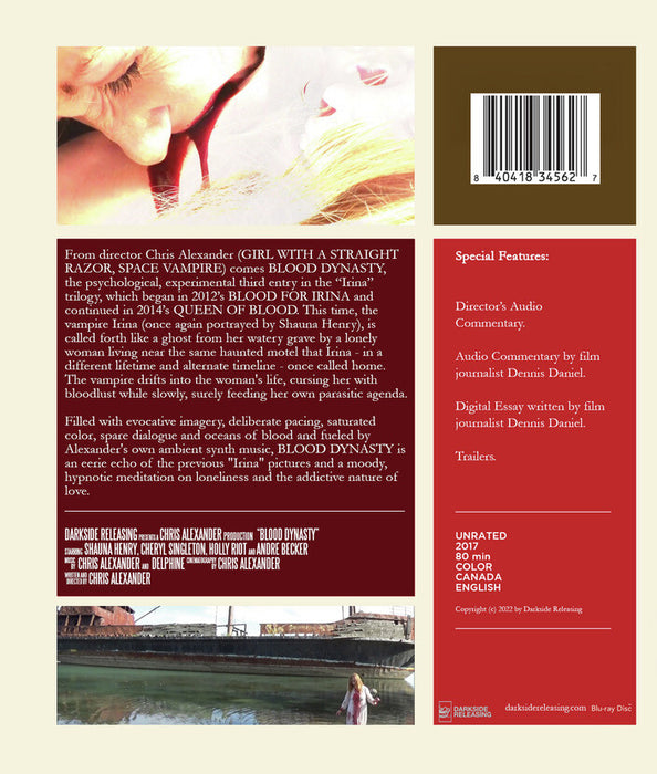 Blood Dynasty (MOD) (BluRay Movie) - back cover art