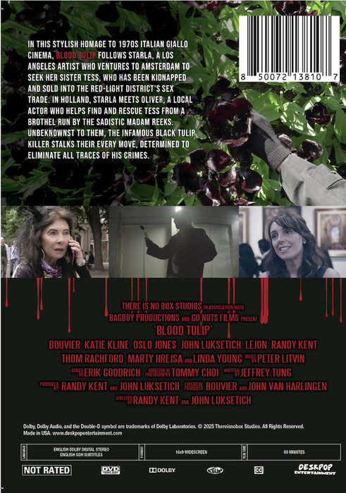 Blood Tulip (MOD) (DVD Movie) - back cover art