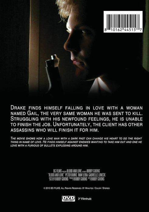 Blood and Love (MOD) (DVD Movie) - back cover art