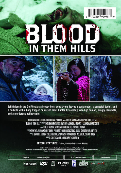 Blood in Them Hills (MOD) (DVD Movie) - back cover art