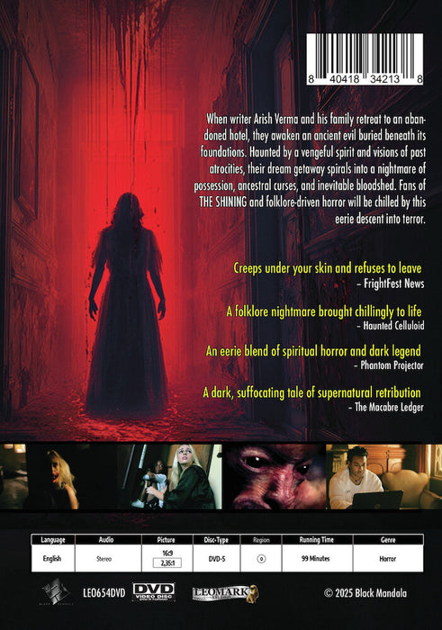 Blood in the Walls (MOD) (DVD Movie) - back cover art