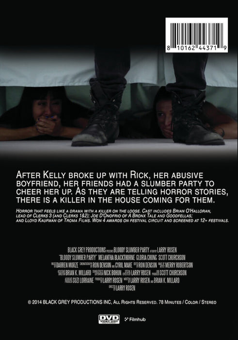 Bloody Slumber Party (MOD) (DVD Movie) - back cover art