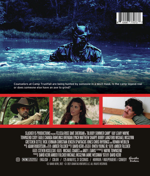 Bloody Summer Camp (MOD) (BluRay Movie) - back cover art