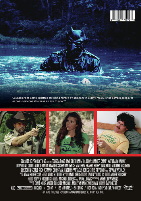 Bloody Summer Camp (MOD) (DVD Movie) - back cover art