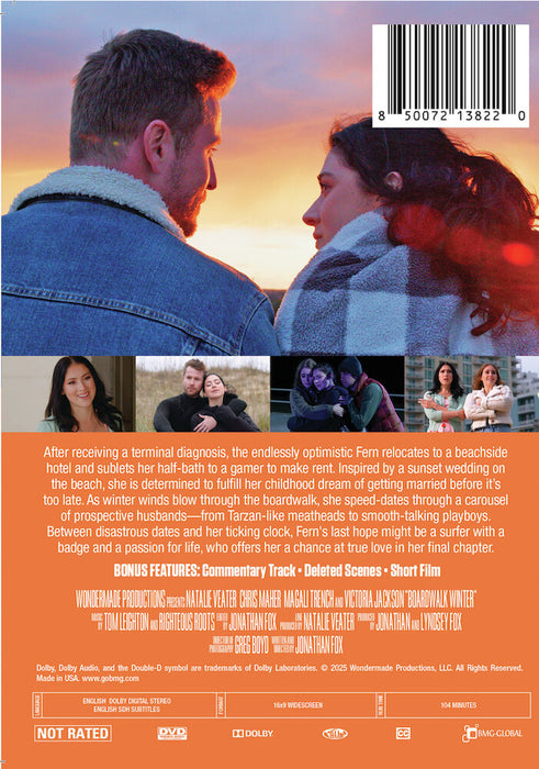 Boardwalk Winter (MOD) (DVD Movie) - back cover art