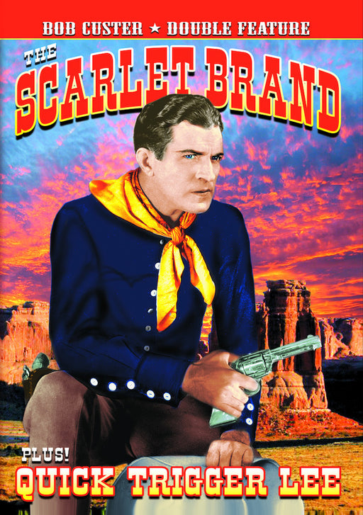 Bob Custer Double Feature: The Scarlet Brand (1932) / Quick Trigger Le (MOD) (DVD MOVIE)