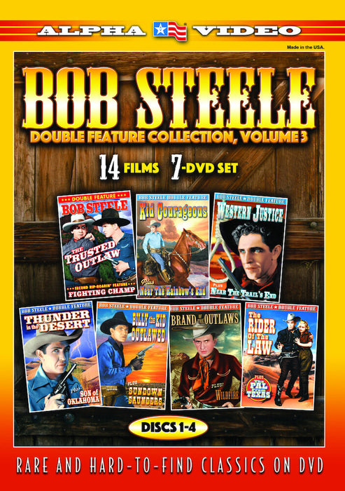 Bob Steele Double Feature Collection, Volume 3 (7 (MOD) (DVD Movie) - movie cover art
