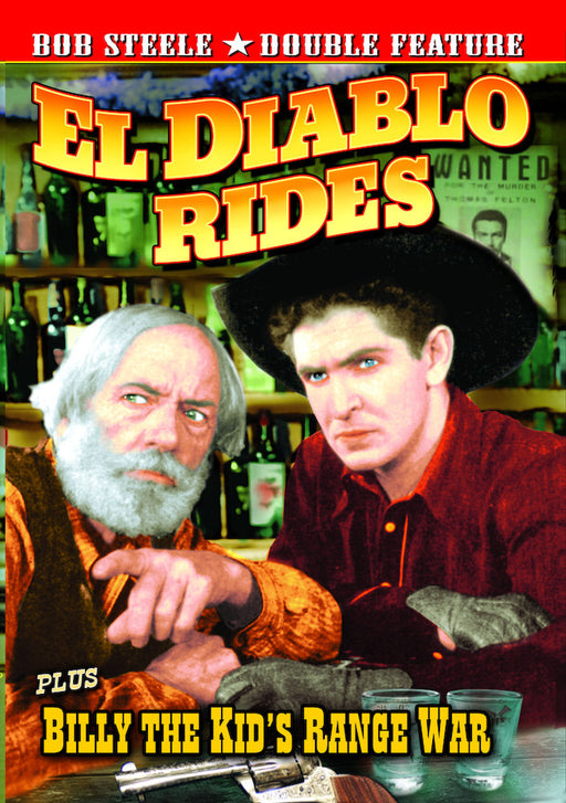 Bob Steele Double Feature: El Diablo Rides (1939) / Billy The Kid's Ra (MOD) (DVD MOVIE)