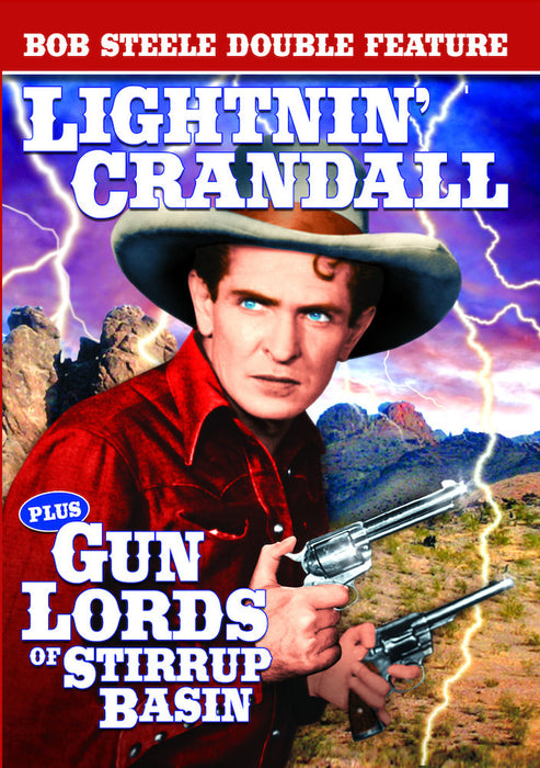 Bob Steele Double Feature: Lightnin' Crandall (1937) / Gun Lords of St (MOD) (DVD MOVIE)