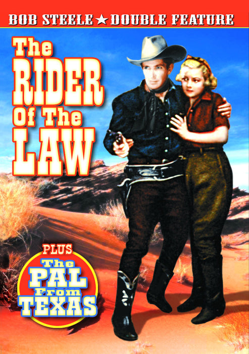 Bob Steele Double Feature: The Rider of The Law (1935) / The Pal From  (MOD) (DVD MOVIE)