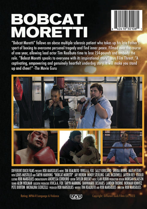Bobcat Moretti (MOD) (DVD Movie) - back cover art