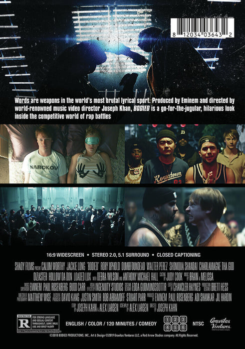Bodied (MOD) (DVD Movie) - back cover art
