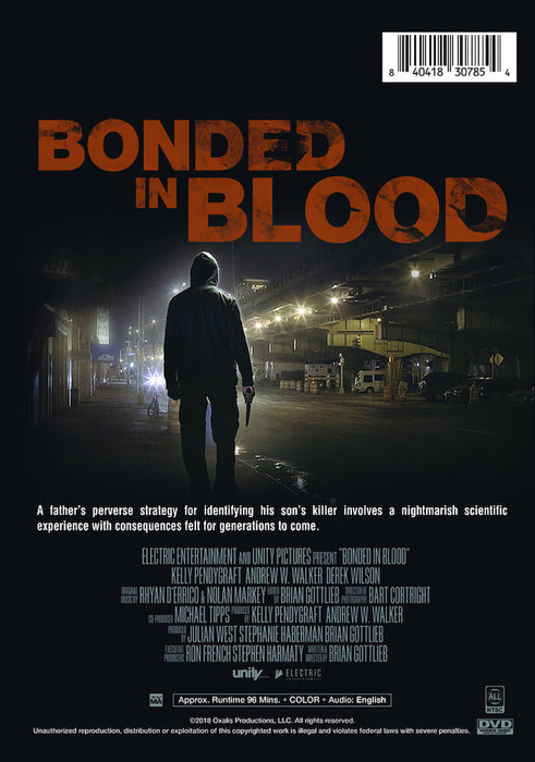 Bonded in Blood (MOD) (DVD Movie) - back cover art